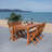 Upper Shockerwick Rectangular Eucalyptus Outdoor Dining Table , 59.1'' in. W 35.43'' in. D