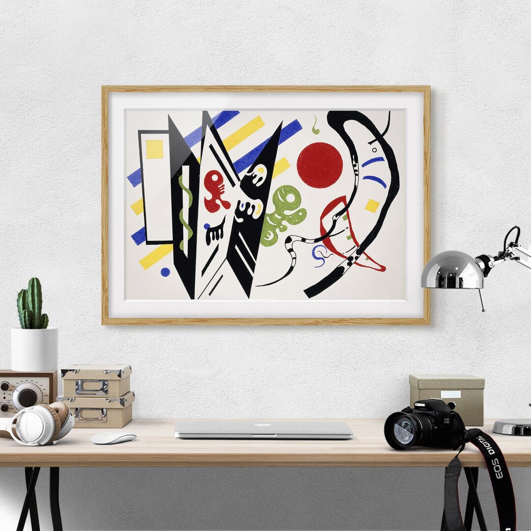 Gerahmtes Poster Reciprocal von Wassily Kandinsky