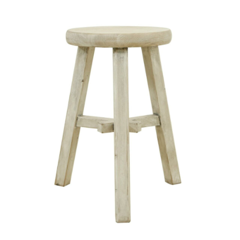 Tabouret d'appoint Duriel, Blanc