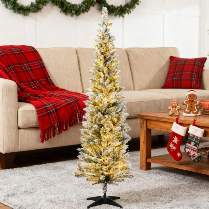 Slim Artificial Christmas Tree
