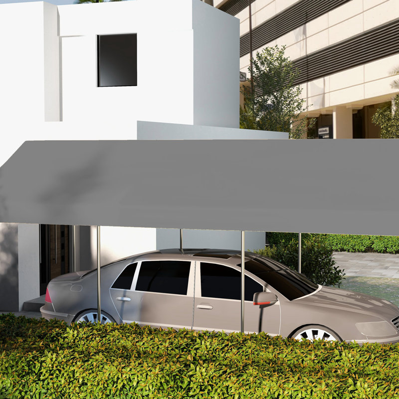 Outsunny Plastic Replacement Canopy for Canopy, Dark Grey