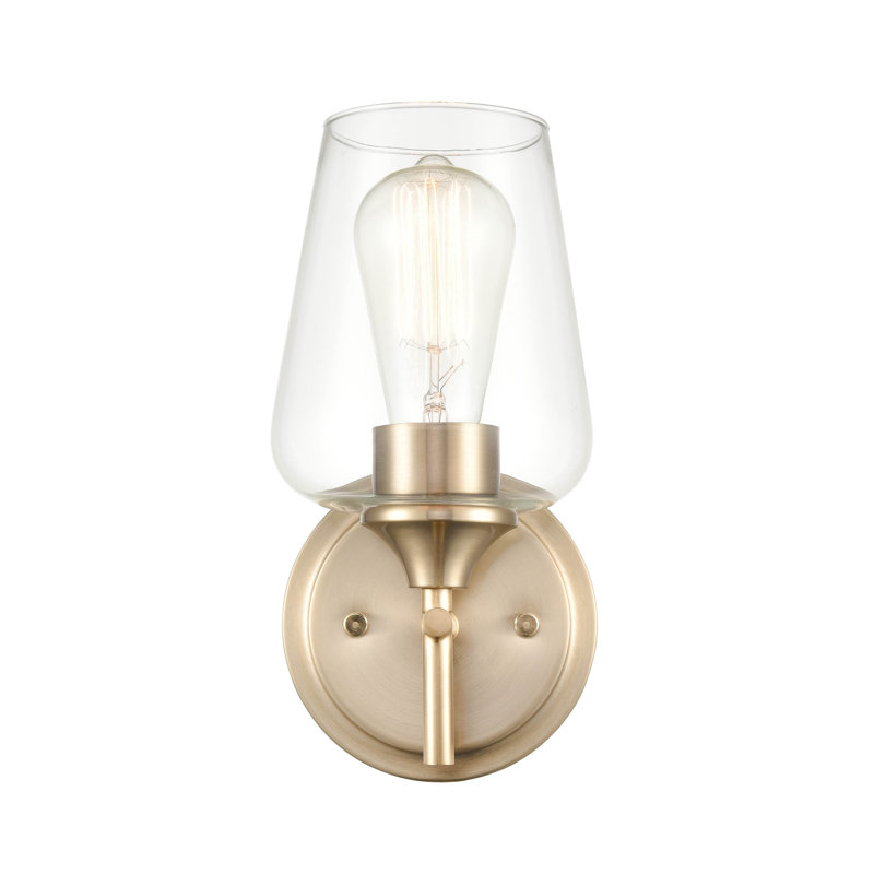 Lizeth Dimmable Bath Sconce, Modern Gold