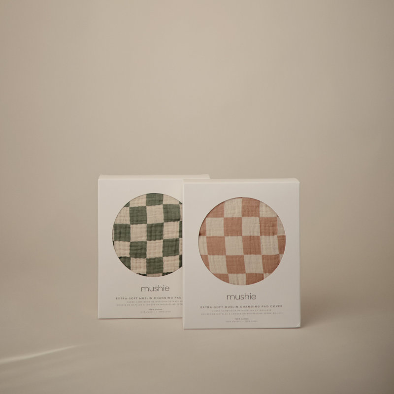 Changing Pad Cover, Olive Check