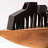 Brown+Black Free Form Solid Wood Decorative Object
