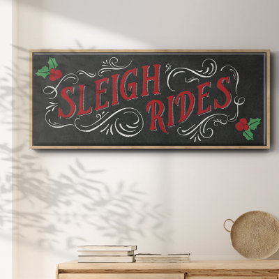 Sleigh Rides- Framed Canvas