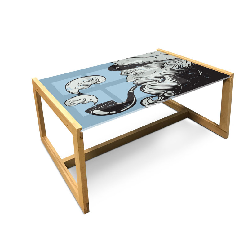 Jacqulyne Sled Coffee Table, 90cm H x 62cm W x 40cm D