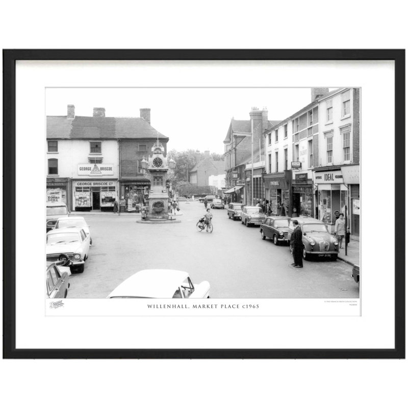 Willenhall, Market Place C1965 - Single Picture Frame Print, 45cm H x 60cm W x 2.3cm D