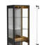 Armoire H 66,1 po avec porte vitrée et lumière DEL