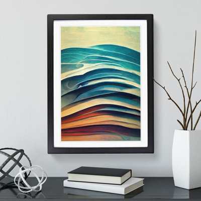 Beach Ocean Wave Abstract No.3 - Single Picture Frame Print