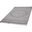 Tapis tissé 8 x 10 en médaillon gris / blanc - Élégant, teint, sans abri, sans danger pour les animaux de compagnie, différentes options, facile à entretenir, attrait élégant, sans perte de poils, animaux de compagnie, choix multiples,
