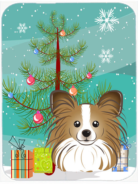 Planche à découper en verre caroline et papillon Under the Christmas Tree