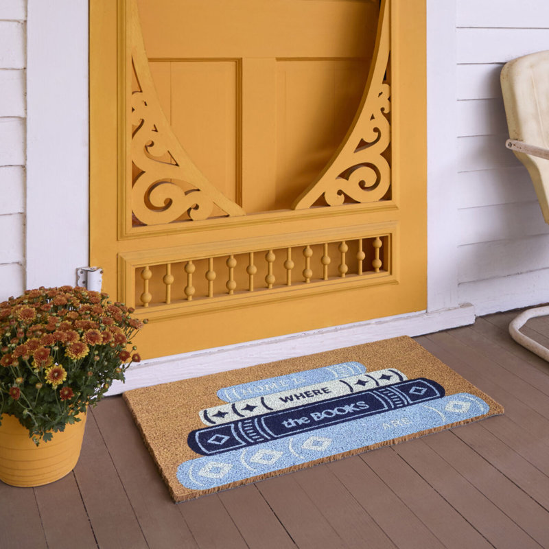 Paillasson Home Is Where The Book Are 18 "x 30"
