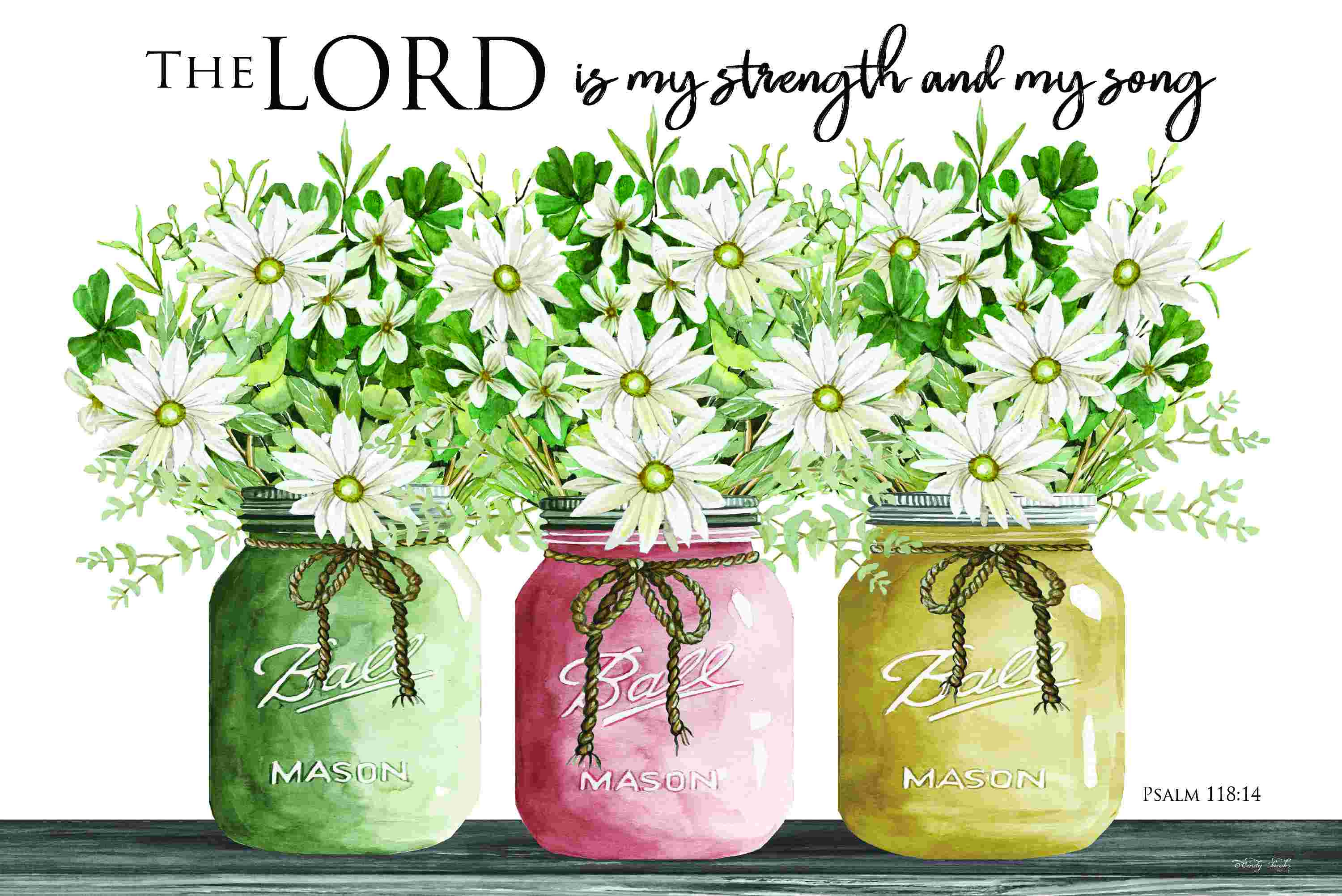 Trinx The Lord Is My Strength And My Song by Cindy Jacobs - Print | Wayfair