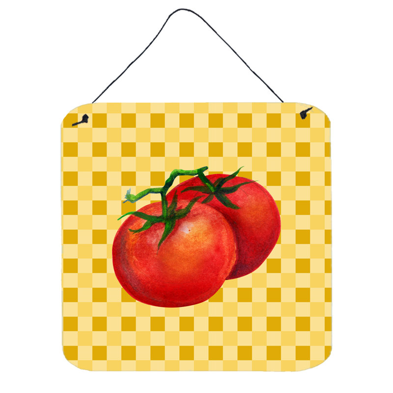 Décoration murale tomate on basketweave