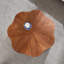 Table basse ronde de forme pétale 35,43 ", petite table basse avec tiroir caché pour le salon, appartement
