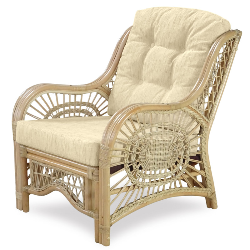 Fauteuil capitonné de 28 po de largeur, Beige