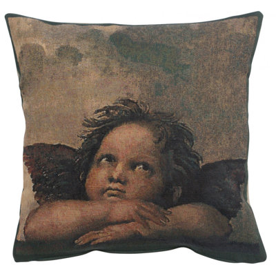 Angels Cotton Blend Pillow Cover