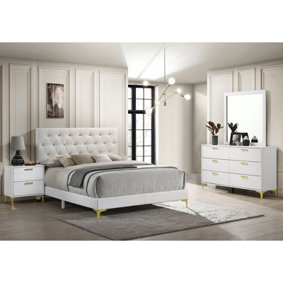 Ensemble de chambre à coucher James White Grand 4 pièces pour lit king size oriental