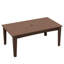 Table de salle à manger d'extérieur rectangulaire Planta 70 po (178 cm) de largeur en PEHD avec trou pour parasol-672675755