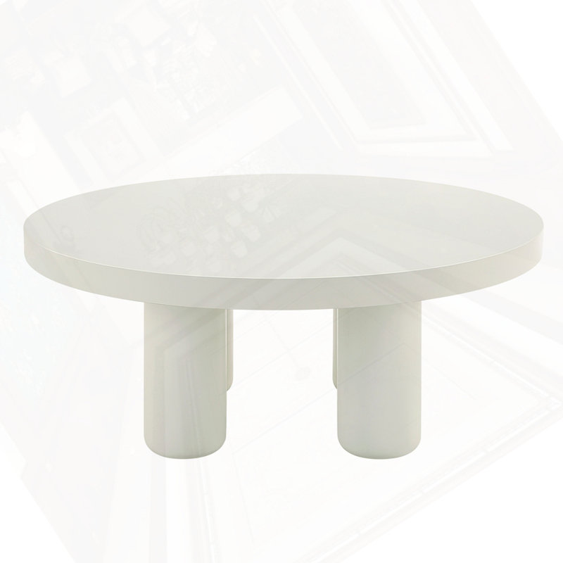 White Finish Coffee Table