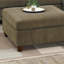 Square chenille ottoman-446029163
