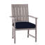 Croquet Patio Dining Armchair with Cushions-24278362-63310350-70085727