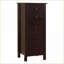 Commode compacte transitionnelle à 5 tiroirs pour petits espaces | Espresso | Bois massif