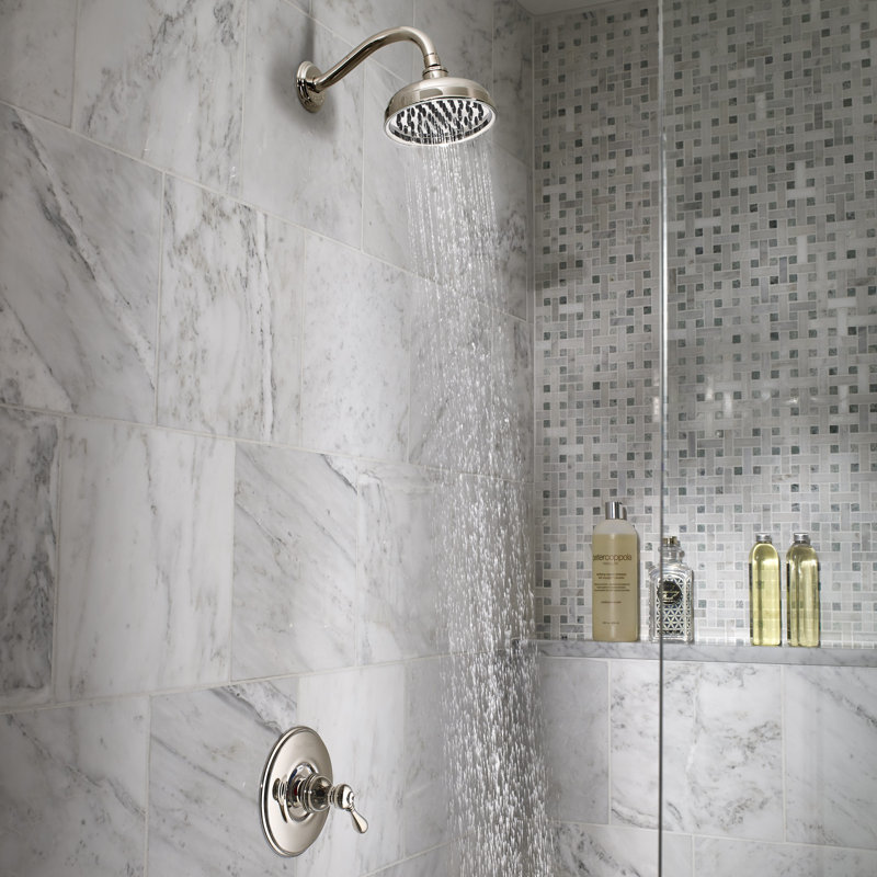 Marielle Dual Function Shower Faucet with Trim, Polished Nickel