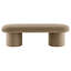 Banc en velours Orla Performance taupe-106273825