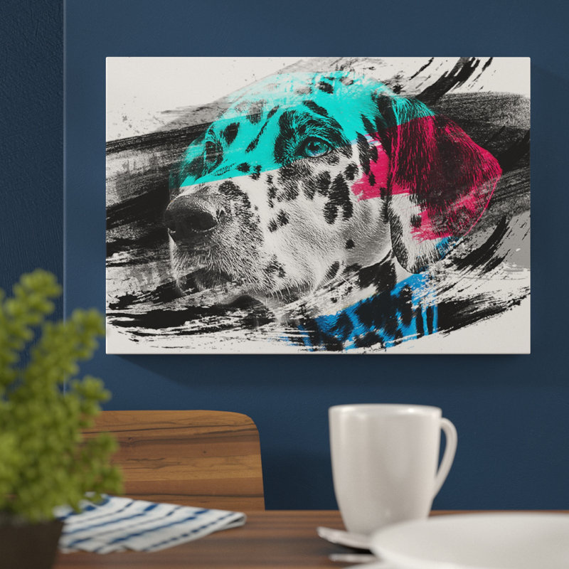 Dalmatian Dog - Wrapped Canvas, 50cm H x 76cm W