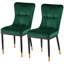 50cm H Tufted Upholstered Metal Upholstered Back Side Chair-471372717-502091318