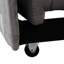 Lit pliant gris - multifonctionnel pour toutes les occasions. Gain de place et utilisateur. Sert de table à thé, de chaise longue et de lit simple. Ergonomique, stable et fiable. Velours. Limite de poids de 264 lb. 40,48 po de profondeur-1781349238