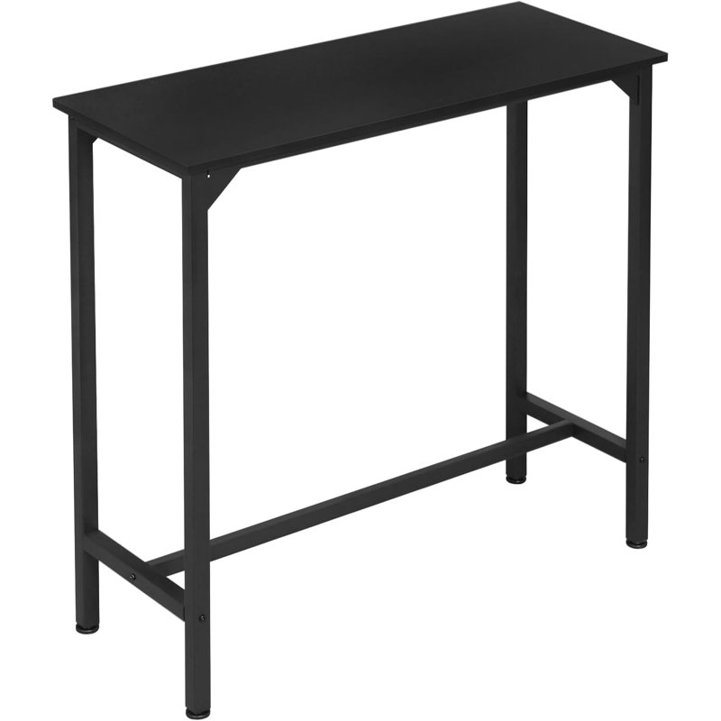Nettgen Metal Base Dining Table, 100cm H x 100cm L x 40cm W, Black
