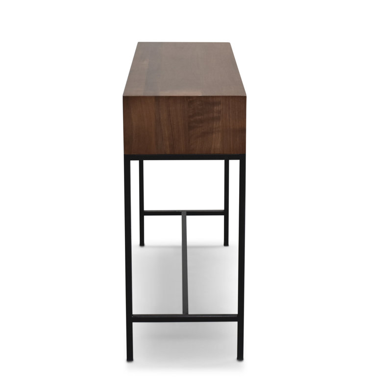 Kai Solid Walnut Console Table, 43" Length