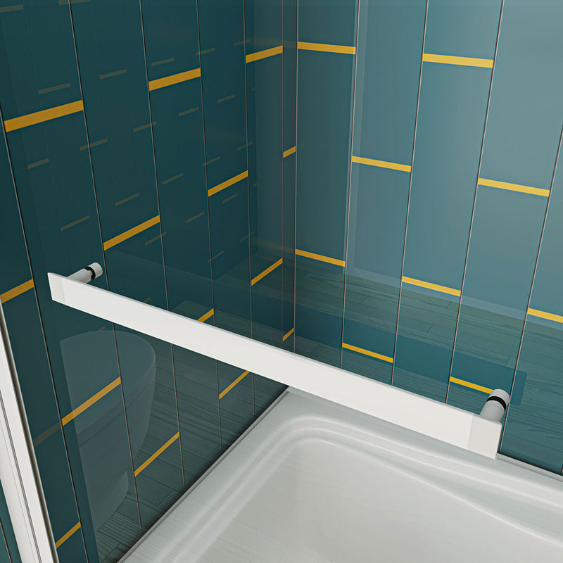 Nitz 800mm W x 1400mm H Tub Door with Glass