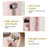 Vanity Desk with Mirror and Lights, Makeup Vanity with 5 Drawers and Hidden Jewelry Organizer-1456846803