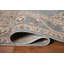 Tapis traditionnel gris à motif floral