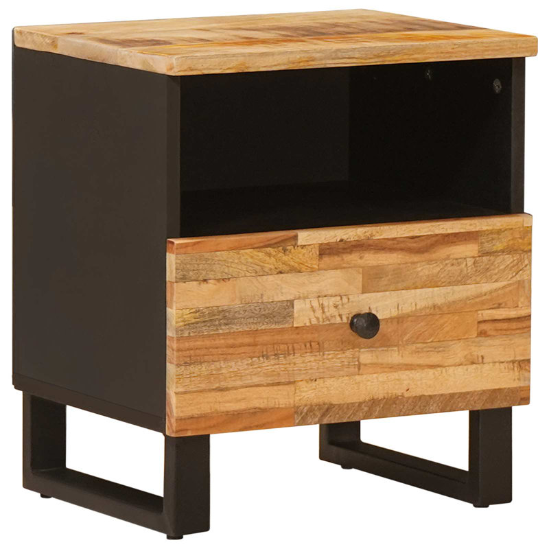 40cm W Solid Wood Bedside Table