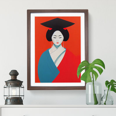 Remarkable Geisha - Framed Print