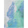 Machine Washable Indoor/Outdoor Xhevrie Seafoam Rug