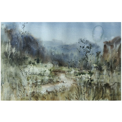 Champ vide | Par Achintya Hazra | Peinture à l'aquarelle en vrac