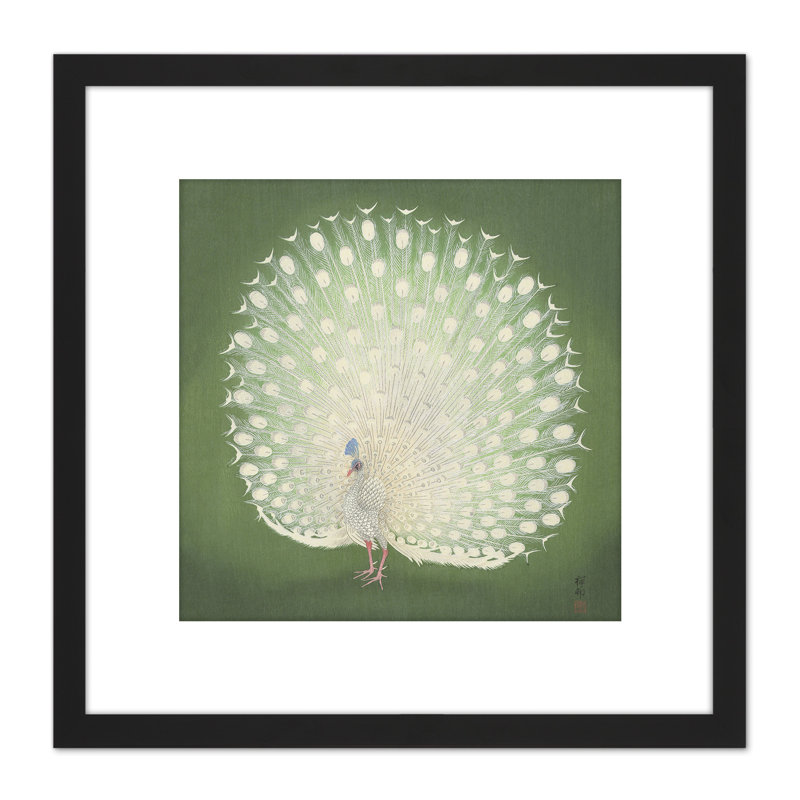 Peacock Japanese by Ohara Koson - Single Picture Frame Painting