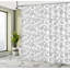 Ensemble de rideau de douche + crochets-44328380