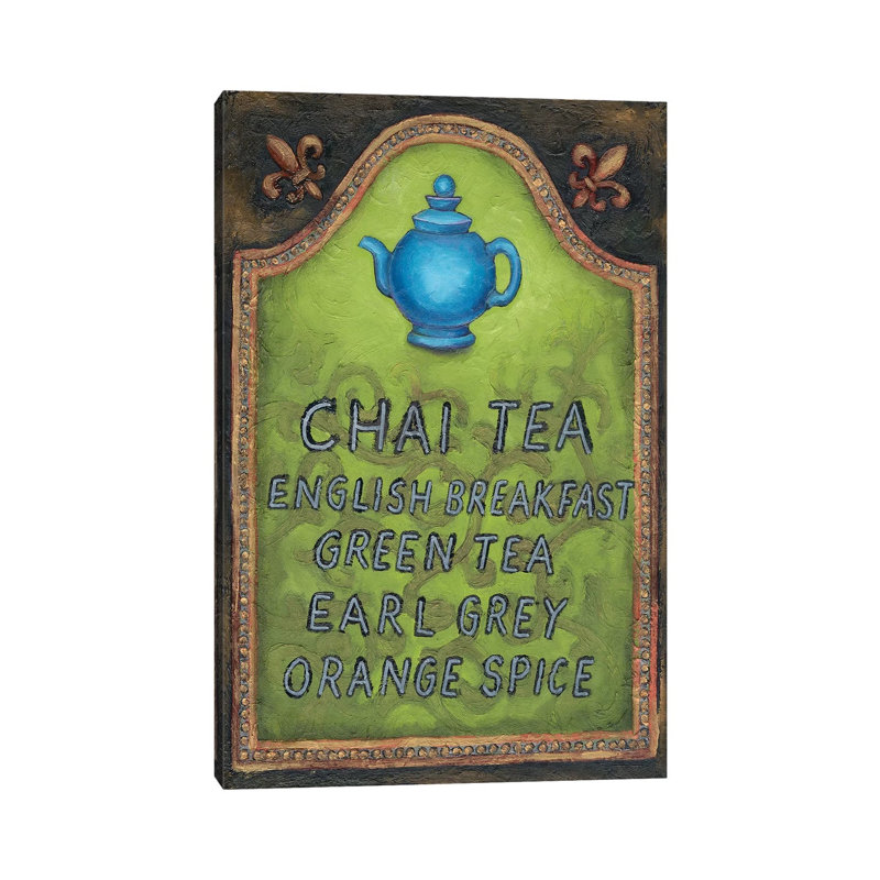 Tea by Will Rafuse - Wrapped Canvas Gallery-Wrapped Canvas Giclée, 20.32 cm H x 30.48 cm W