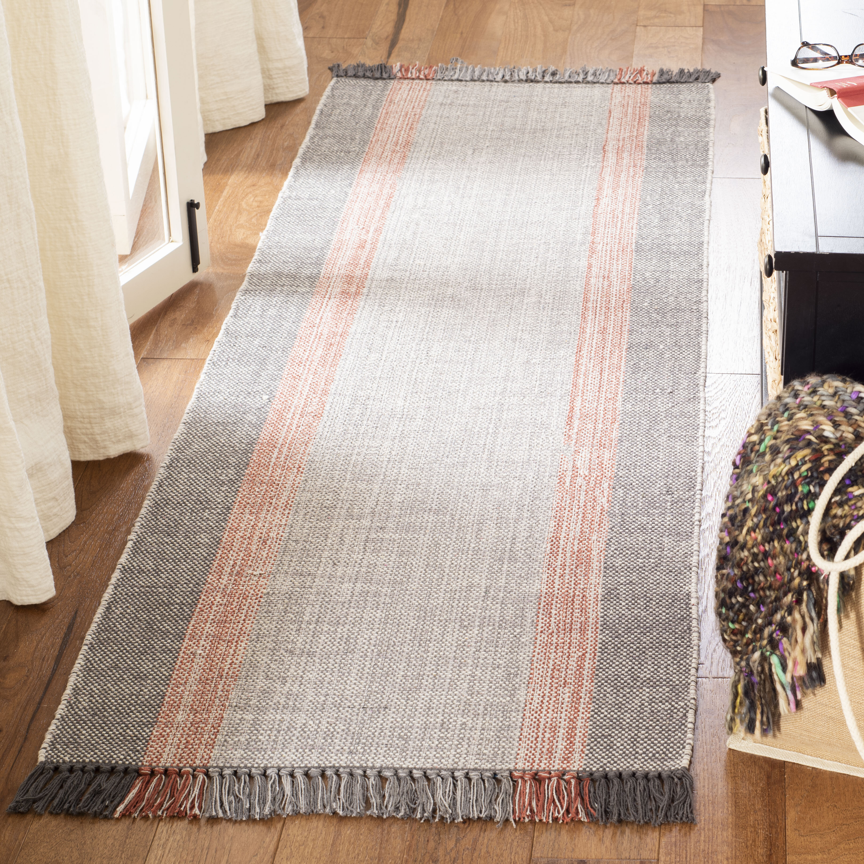 Gracie Oaks Handmade Cotton Rug