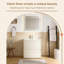  Meuble-lavabo autoportant de 30 po avec plateau en pierre blanche et 2 tiroirs modernes pour petite salle de bain-1529269016