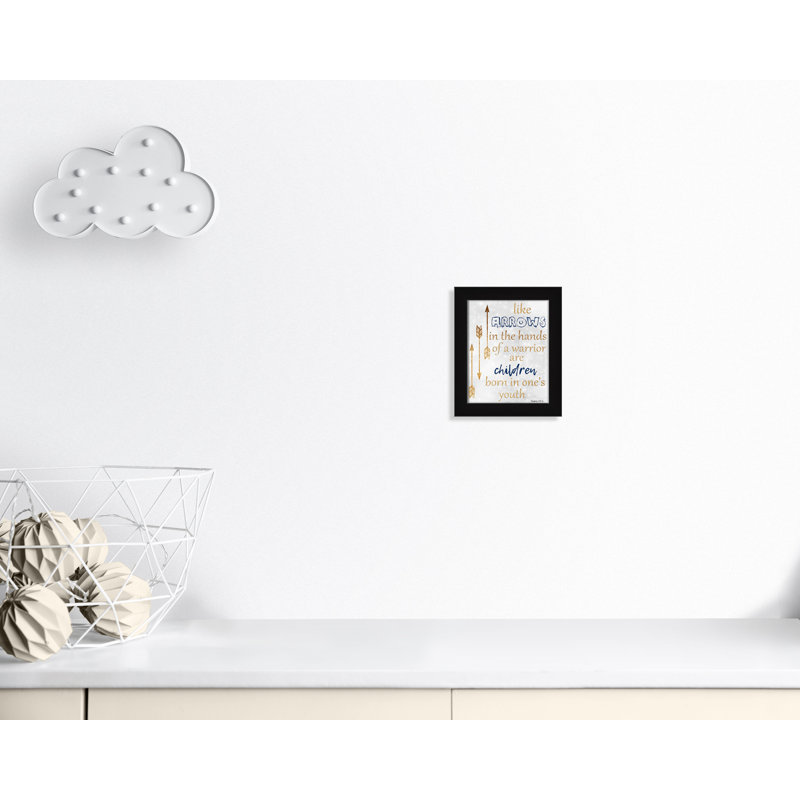 Impression sur papier pour enfants, H 10 po x l 8 po x P 0,6 po, Encadré plat noir
