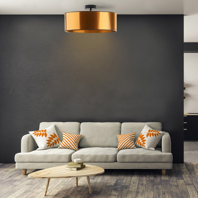 Buity 3 - Light Drum Pendant, Copper