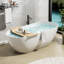 Baignoire autoportante 65 "à surface solide 65"