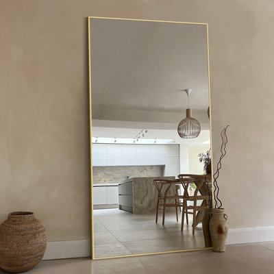 Mirta Rectangle Metal Full Length Mirror